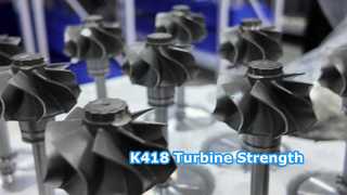 Material der Turbinenradschaufel: K418